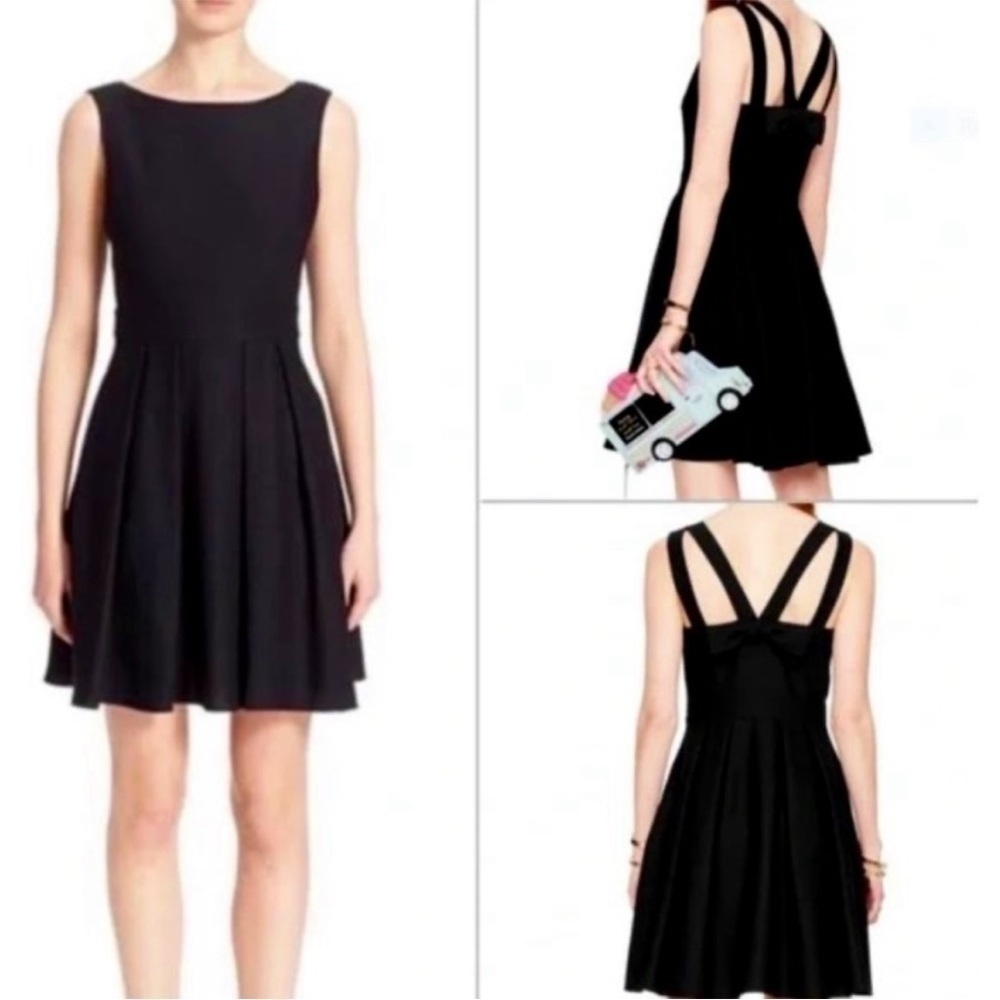 NEW Kate Spade Crepe Bow Back Dress